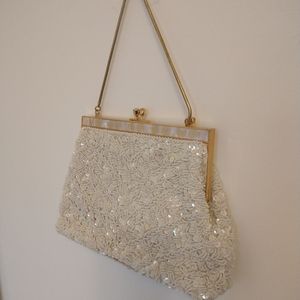 Vintage Handmade Beaded Evening Bag